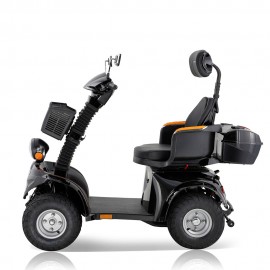 DJD-4L Black Four Wheel Mobility Scooter For Seniors And Adult