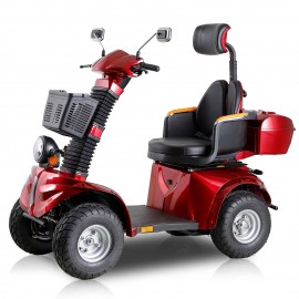 DJD-4L Red Heavy Duty Mobility Scooters for Seniors & Adults 1000W Mobility Scooter