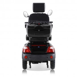 XL-4L Heavy-Duty Four-Wheel Mobility Scooter with Captain Seat, 500lbs Weight Capacity, 15mph Max Speed – Electric Scooter for Enhanced Comfort and Reliable Experience-Black